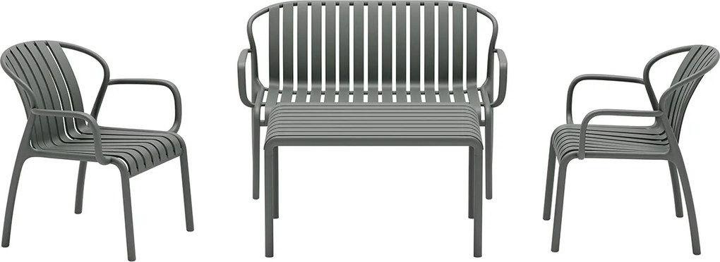 Garden Impressions Jade loungeset 4-delig - stone groen