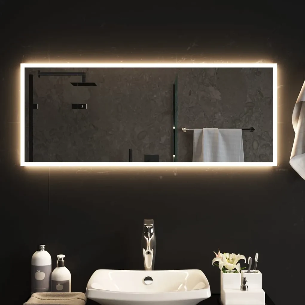 vidaXL Badkamerspiegel LED 100x40 cm