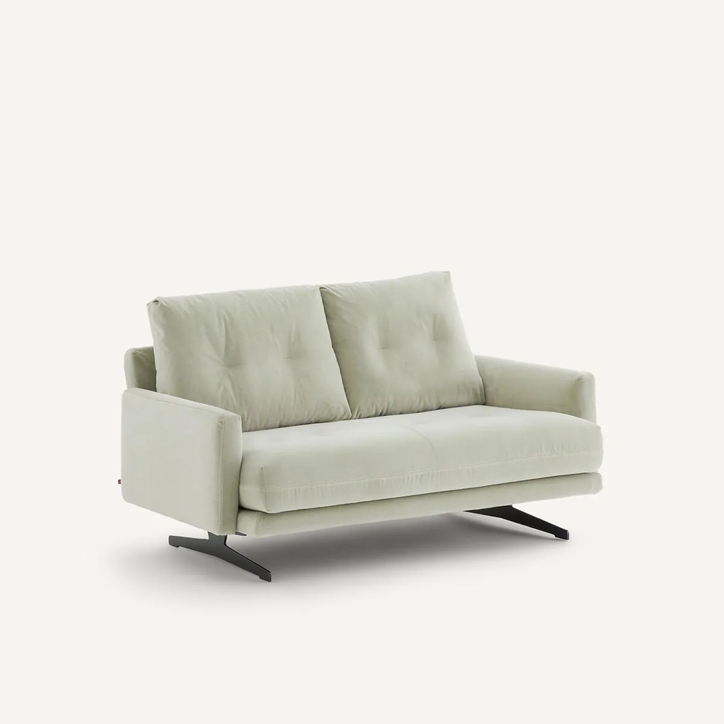 2-zitsbank in stonewashed fluweel, DELICATO