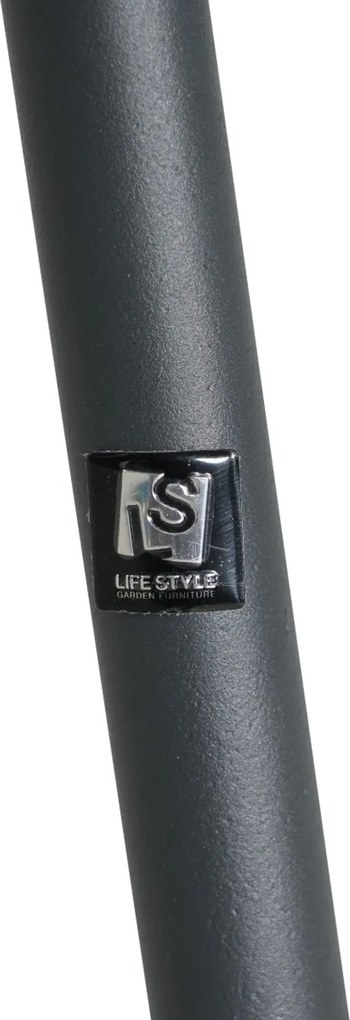 Tuinstoel Rope Grijs-antraciet Lifestyle Garden Furniture Vicente  antracite