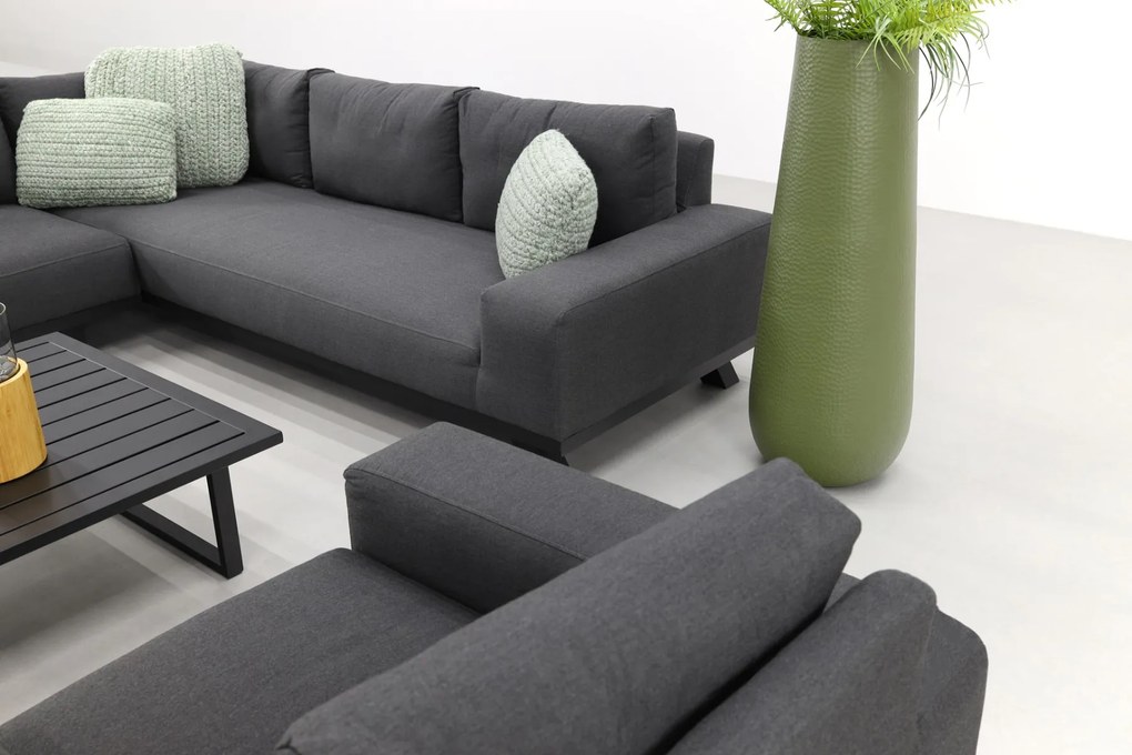 Barcelona/Cuba Sunbrella loungeset - Sooty - 4-delig - incl. loungestoel OP=OP