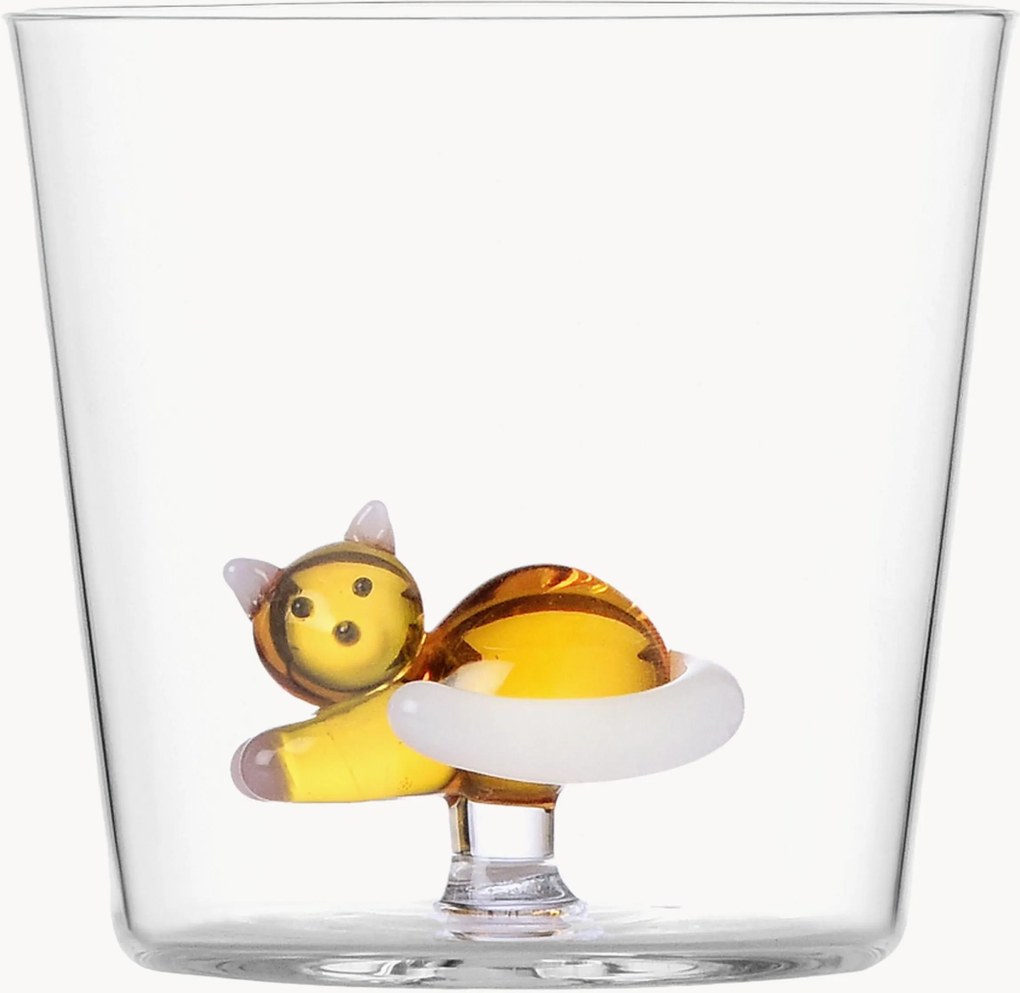 Handgemaakt glas Tabby Cat van borosilicaatglas