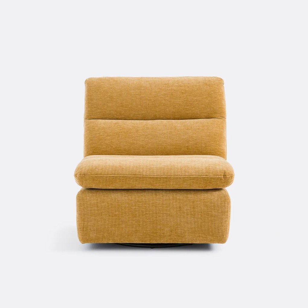 Reliëffluwelen draaifauteuil, ERABLE