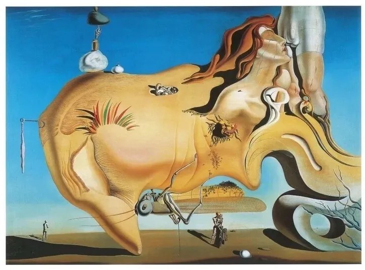 Kunstdruk Salvador Dali - Le Grand Masturbateur, Salvador Dalí