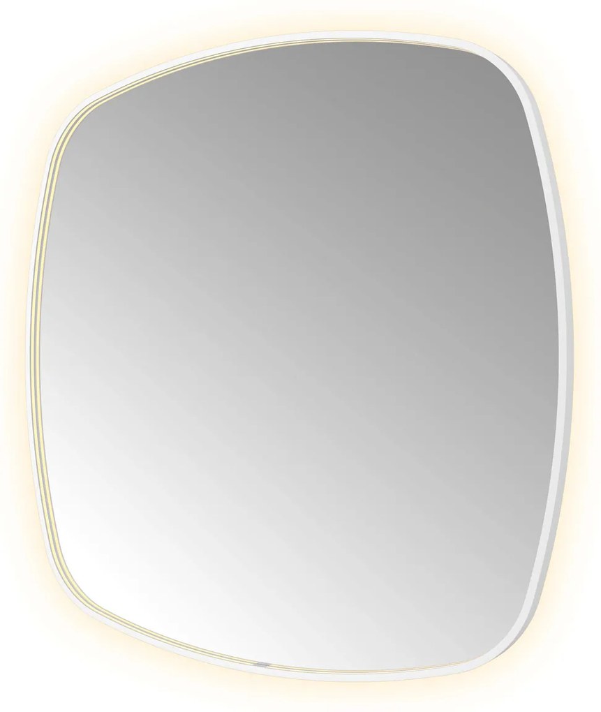 Hotbath &More Contour spiegel deens ovaal 120x120cm wit mat