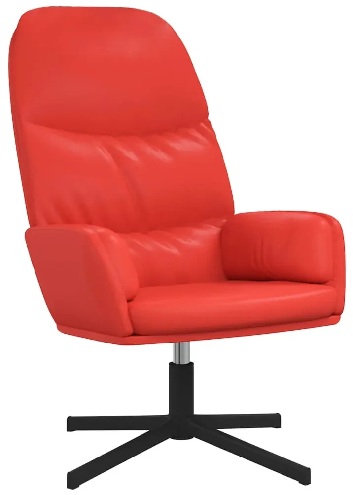 vidaXL Relaxstoel kunstleer rood