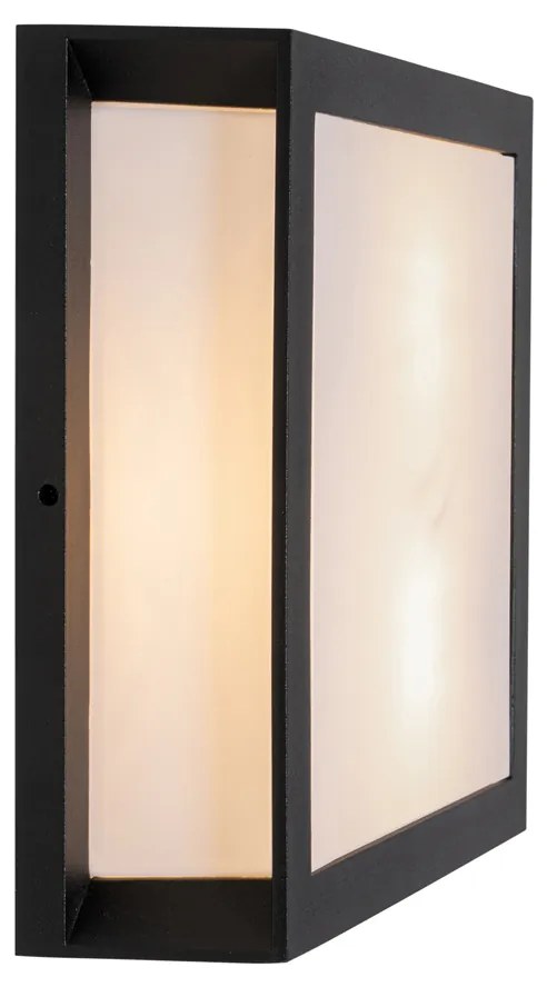 Moderne buiten wandlamp zwart 2-lichts IP44 - Jeffrey