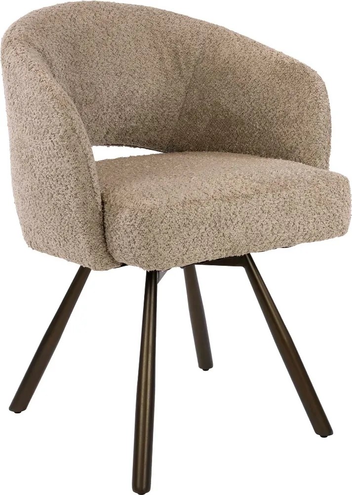 Draaibare Eetkamerstoel Boucle