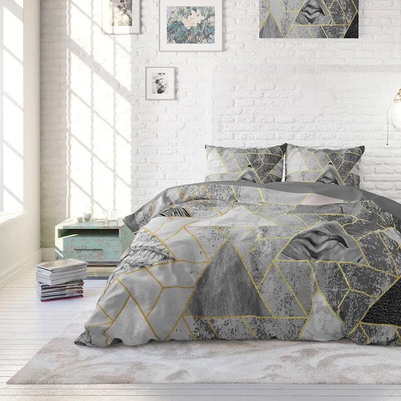 DreamHouse Bedding Luxury Triangle Lits-jumeaux (240 x 220 cm + 2 kussenslopen) Dekbedovertrek