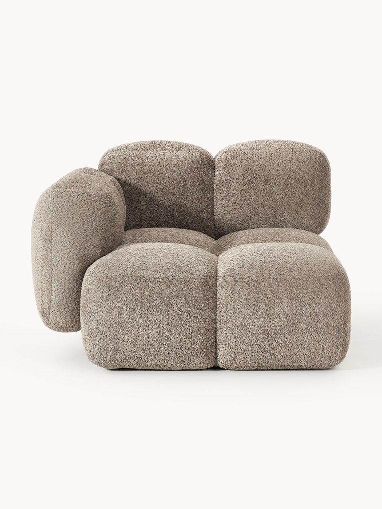 Hoekmodule Tayla van teddy bouclé