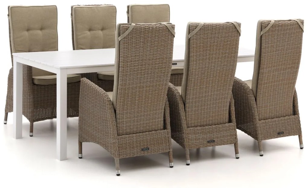 Intenso Fabrizi/Menzano 220cm dining tuinset 7-delig verstelbaar