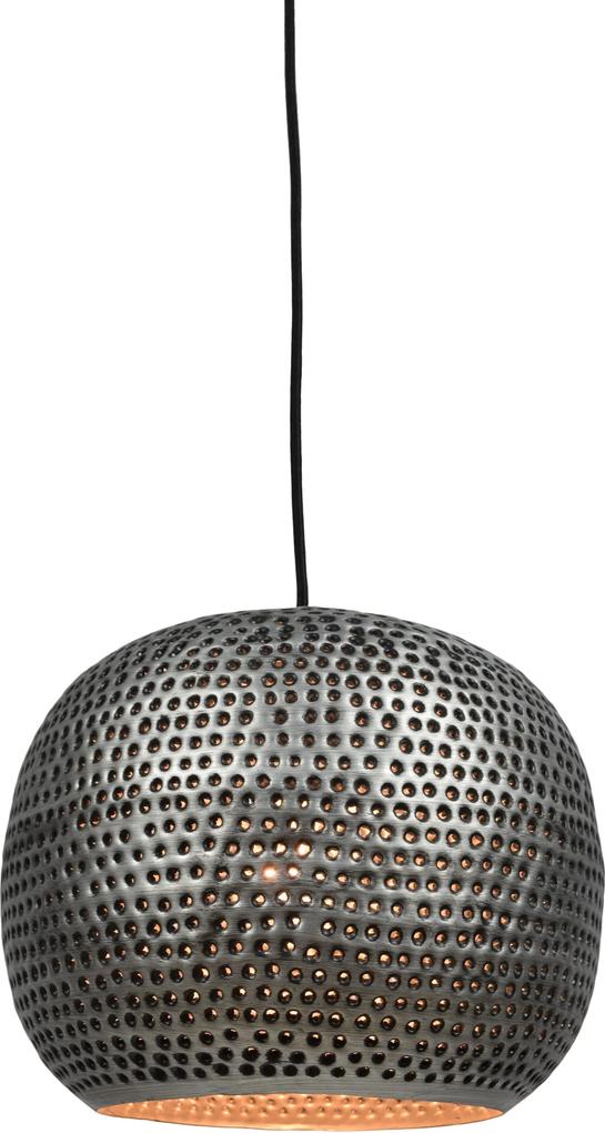 Urban Interiors hanglamp 'Spike Bol Zink' Ø27cm