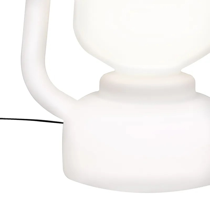 Buitenlamp Vloerlamp wit 110 cm IP44- Storm Extra Large Design, Modern E27 IP44 Buitenverlichting rond