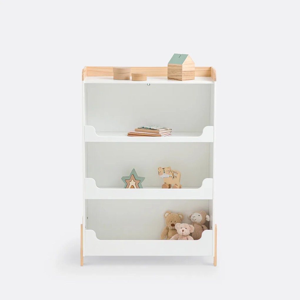 Kinderboekenkast in grenen en MDF, Arturo