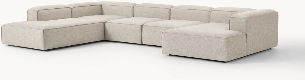 Modulaire U-bank Lennon van linnenmix