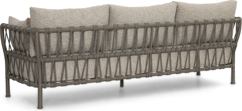 Stoel en Bank Loungeset 5 personen Rope Zand/Beige  Santika Furniture Santika