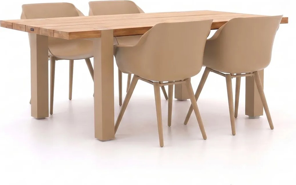 Diningset Hartman  | 4 personen | Tuinset teakhout | 5-delig | Kees Smit Tuinmeubelen