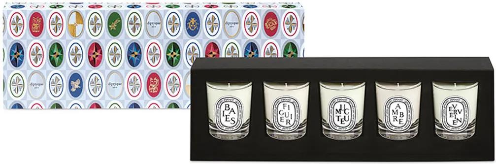 diptyque Lucky Charms Limited Edition mini geurkaars set van 5