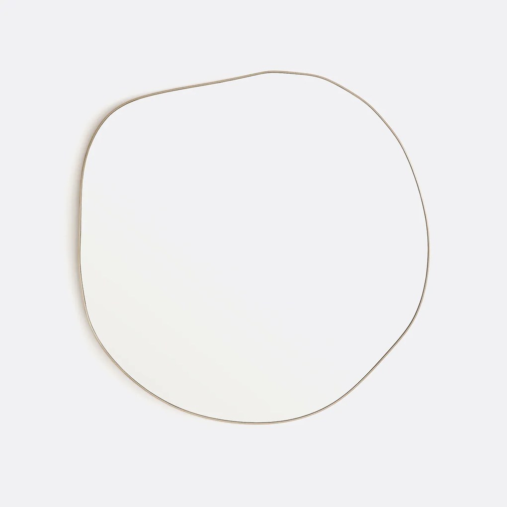 Organische vorm spiegel, lengte 58 cm, hoogte 58 cm, ORNICA