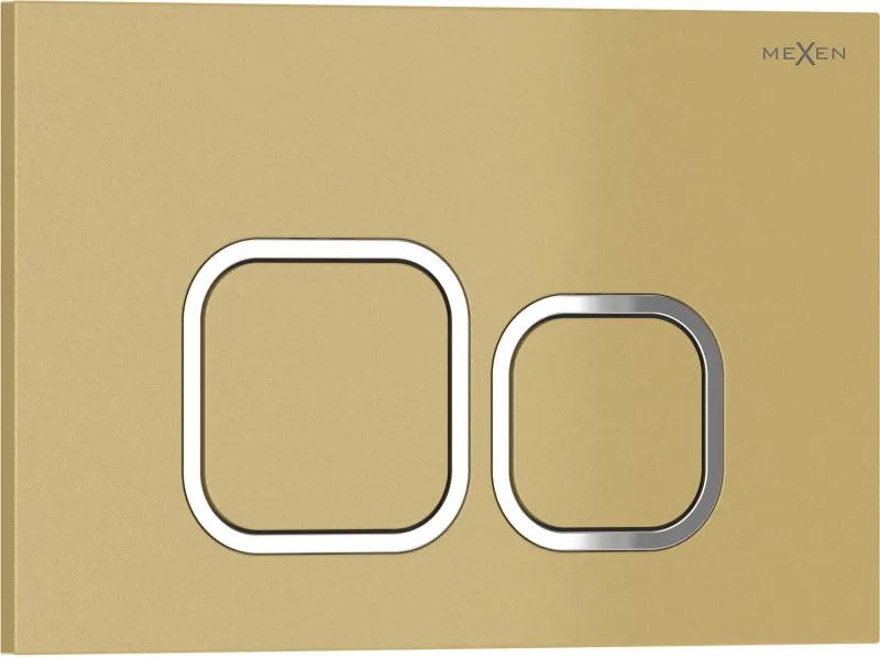 Mexen Tex 03 spoelknop, goud - 6103-06