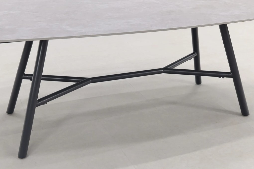 Hartman Napoli/Benevento 240x110 cm. - Deens ovale tuinset - verstelbaar OP=OP