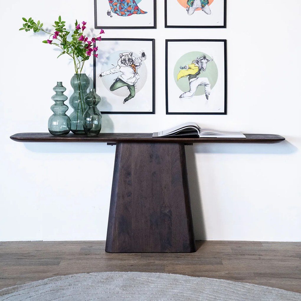 Mangohouten Sidetable - 180 X 40cm.