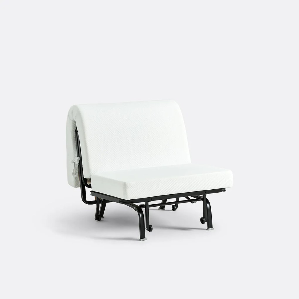 Slaapbank BZ, 1 zits, Premium HR35 15 cm, fluweel, TRANI