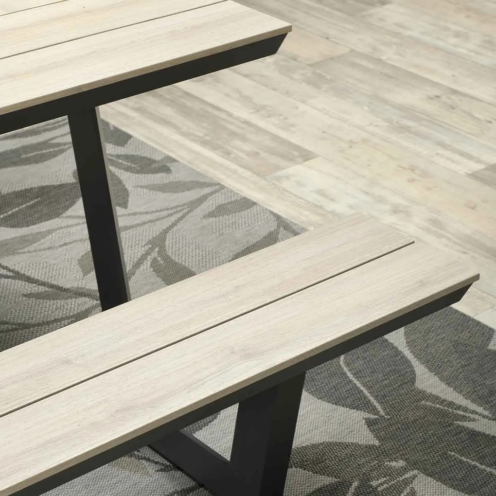 Garden Impressions Sarria picknick set 280 x 178 - donker grijs