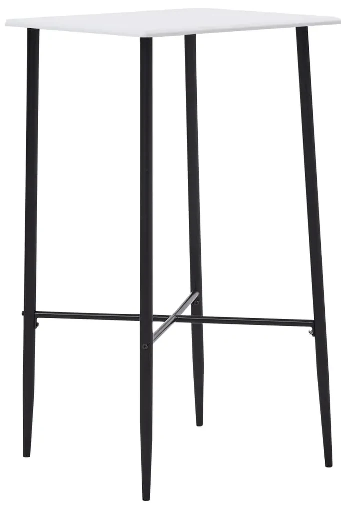 vidaXL 5-delige Barset kunstleer wit
