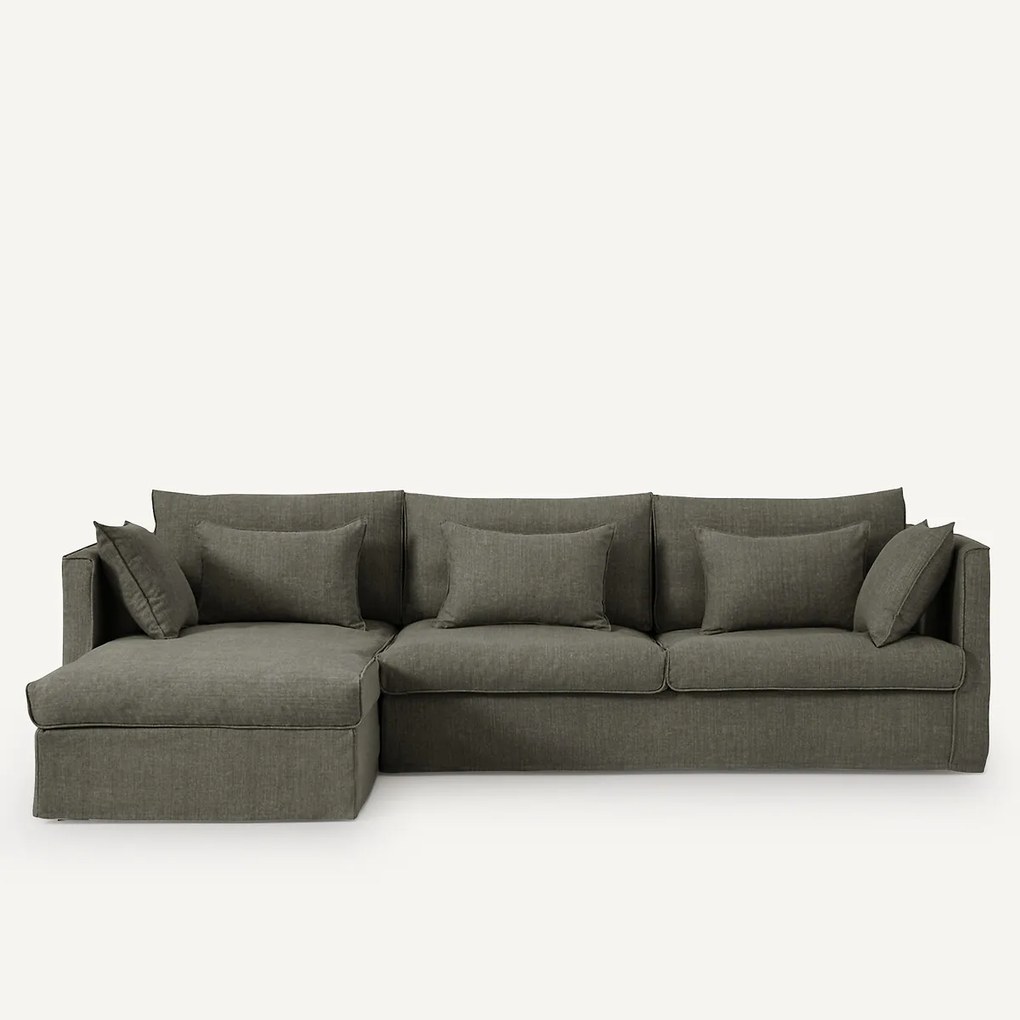 Katoenen en linnen hoekbank, Camille