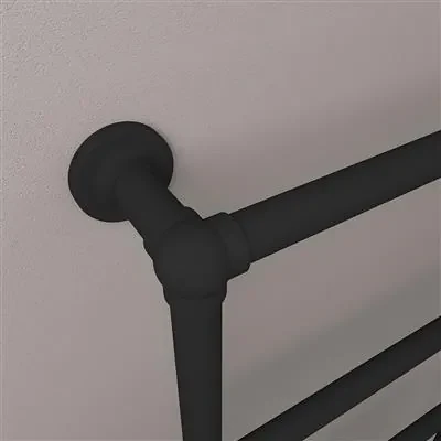 Eastbrook Stour handdoekradiator 50x120cm 287W zwart mat