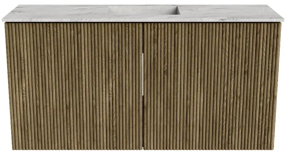 Mondiaz Joya DLux 80cm toiletmeubel dusk met wastafel faye midden 1 kraangat glace