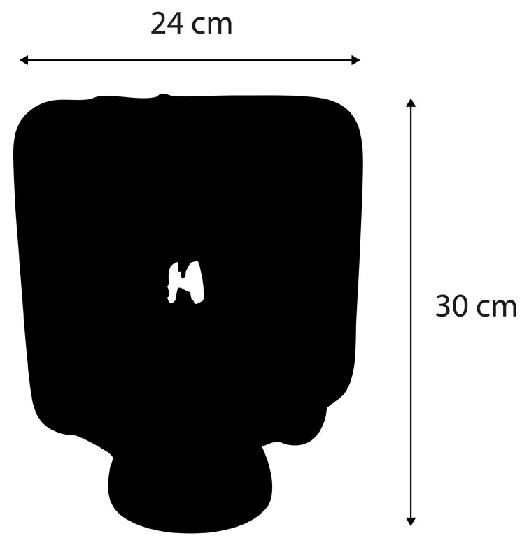 Japandi tafellamp donker brons met beige kap - Nori