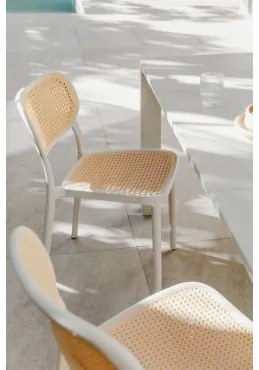 Pak Van 2 Omara Stapelbare Tuinstoelen Gardenia Wit - Sklum
