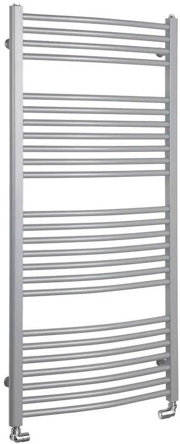 Aqualine Orbit radiator zilver 45x99cm 432W