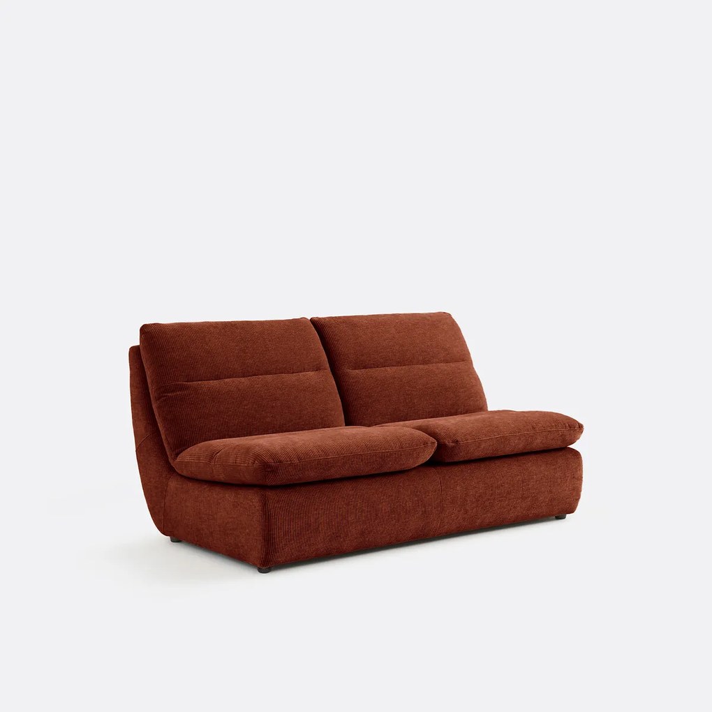 ERABLE 2-zits bank van reliëffluweel