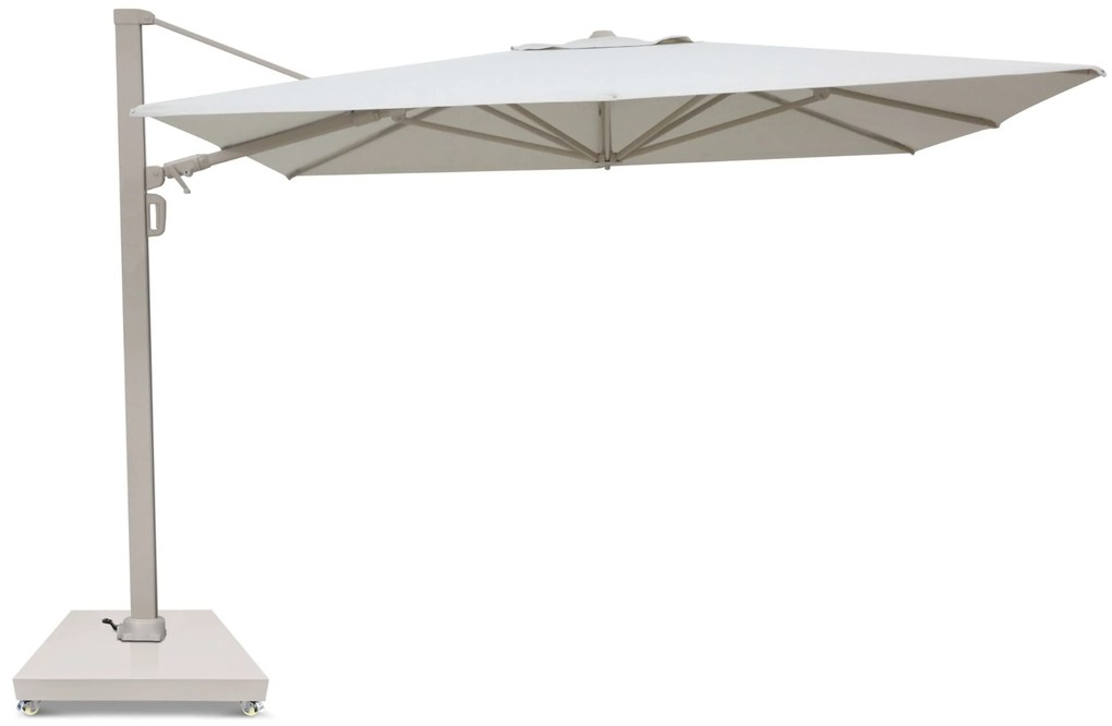 Zweefparasol  3x3.5m S2 Excellent (excl. voet) Taupe-naturel-bruin Camello Luna