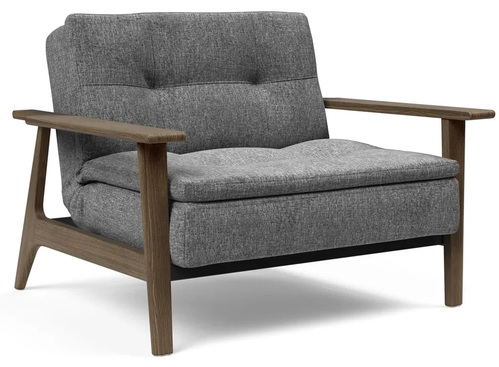 Innovation Living Dublexo Frej Smoked Fauteuil Met Gerookt Eiken Armleuningen
