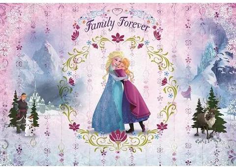 KOMAR papierbehang »Frozen Family Forever«, 368x254 cm