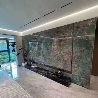 PVC Marmer Wandpaneel Verde Smeraldo Glans 260x120x0,3cm