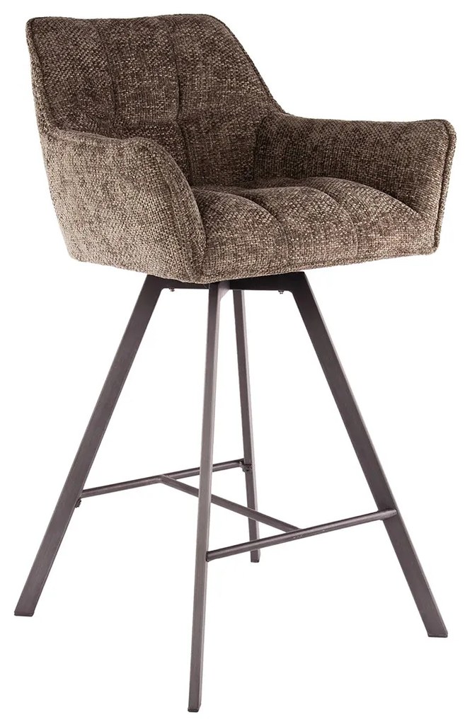 Draaibare Barstoel Taupe Renegade Stof