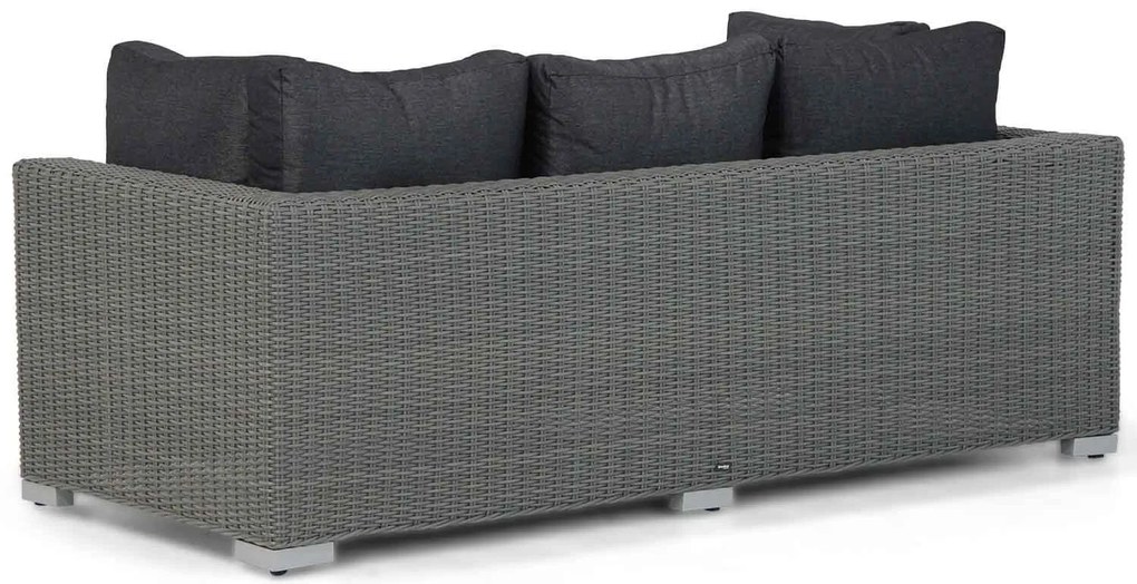 Stoel en Bank Loungeset 5 personen Wicker Grijs  Garden Collections Toronto/Brighton