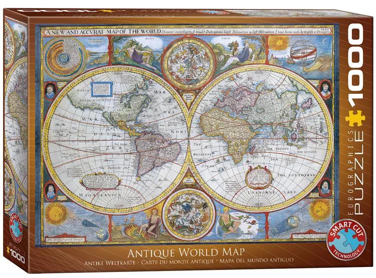 Puzzel Antique World Map