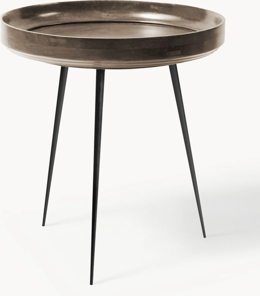 Ronde bijzettafel Bowl van mangohout