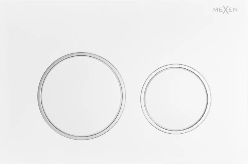 Mexen Fenix 07 XS spoelknop, mat wit - 600720