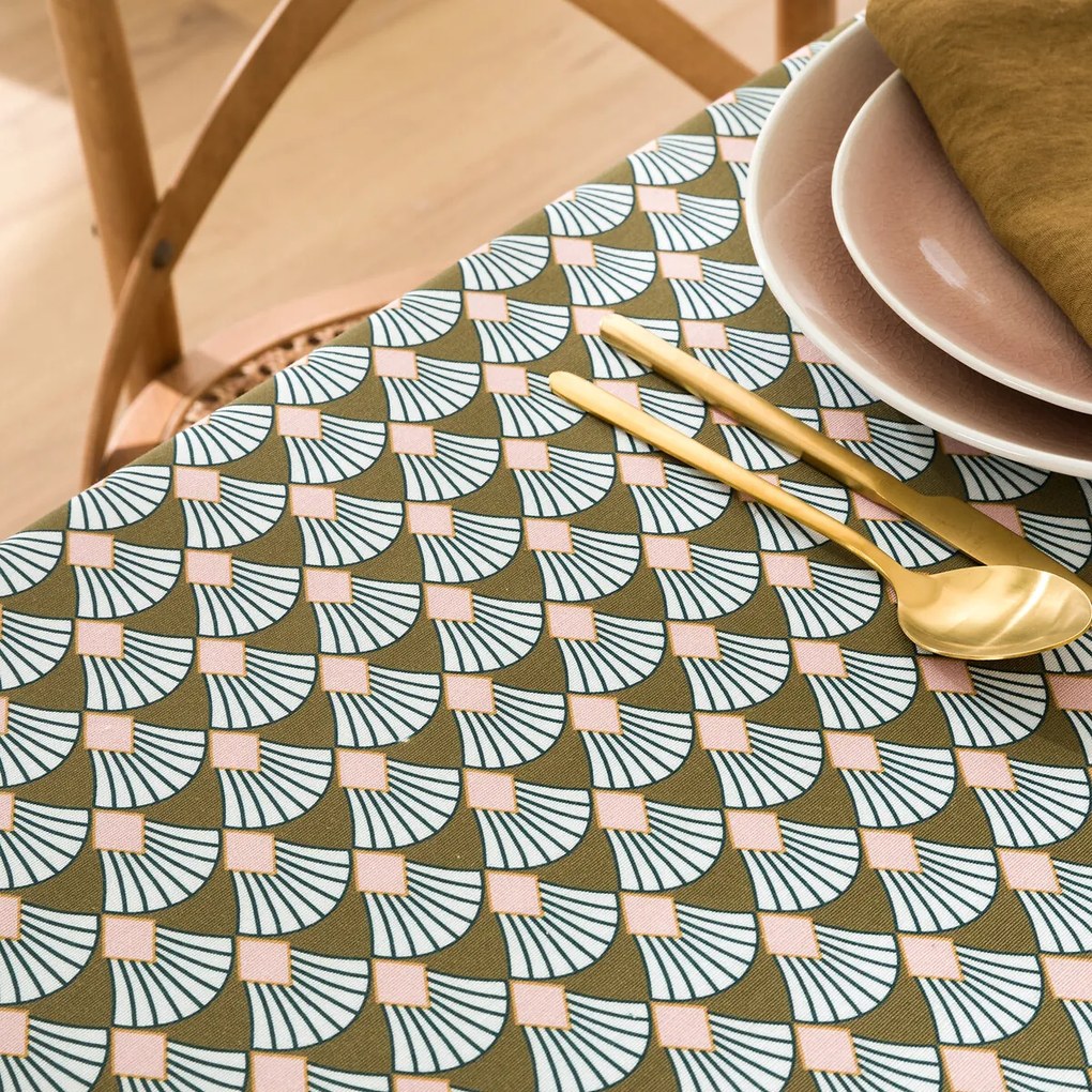 Vlekwerend bedrukt tafelkleed, Myrina