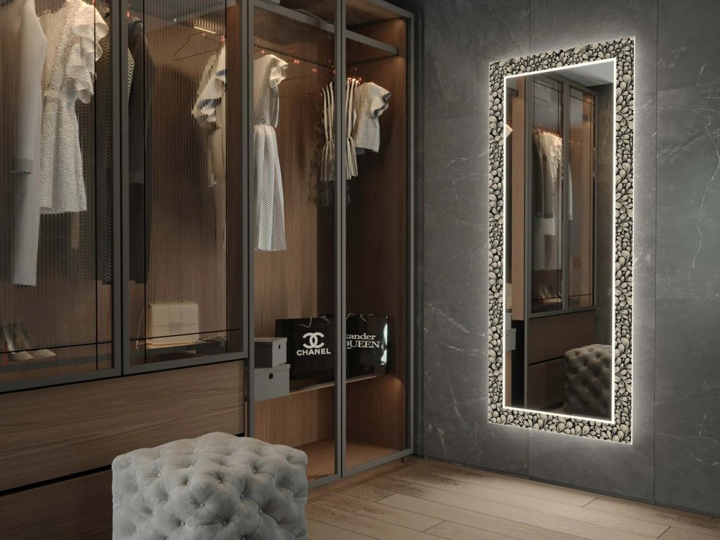 LED spiegel met decor D9