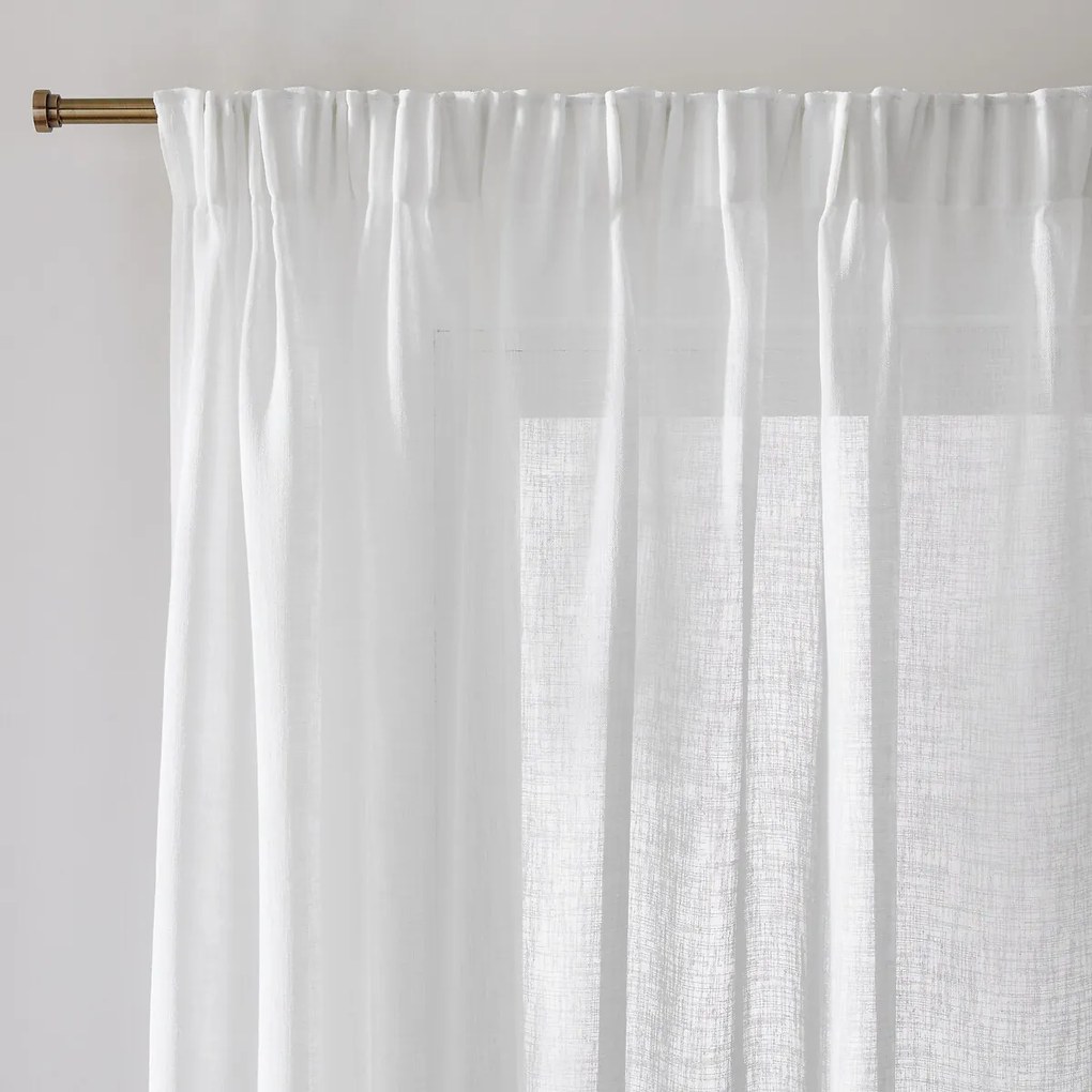 Gordijn met aangerimpelde bies en golf, Nyong