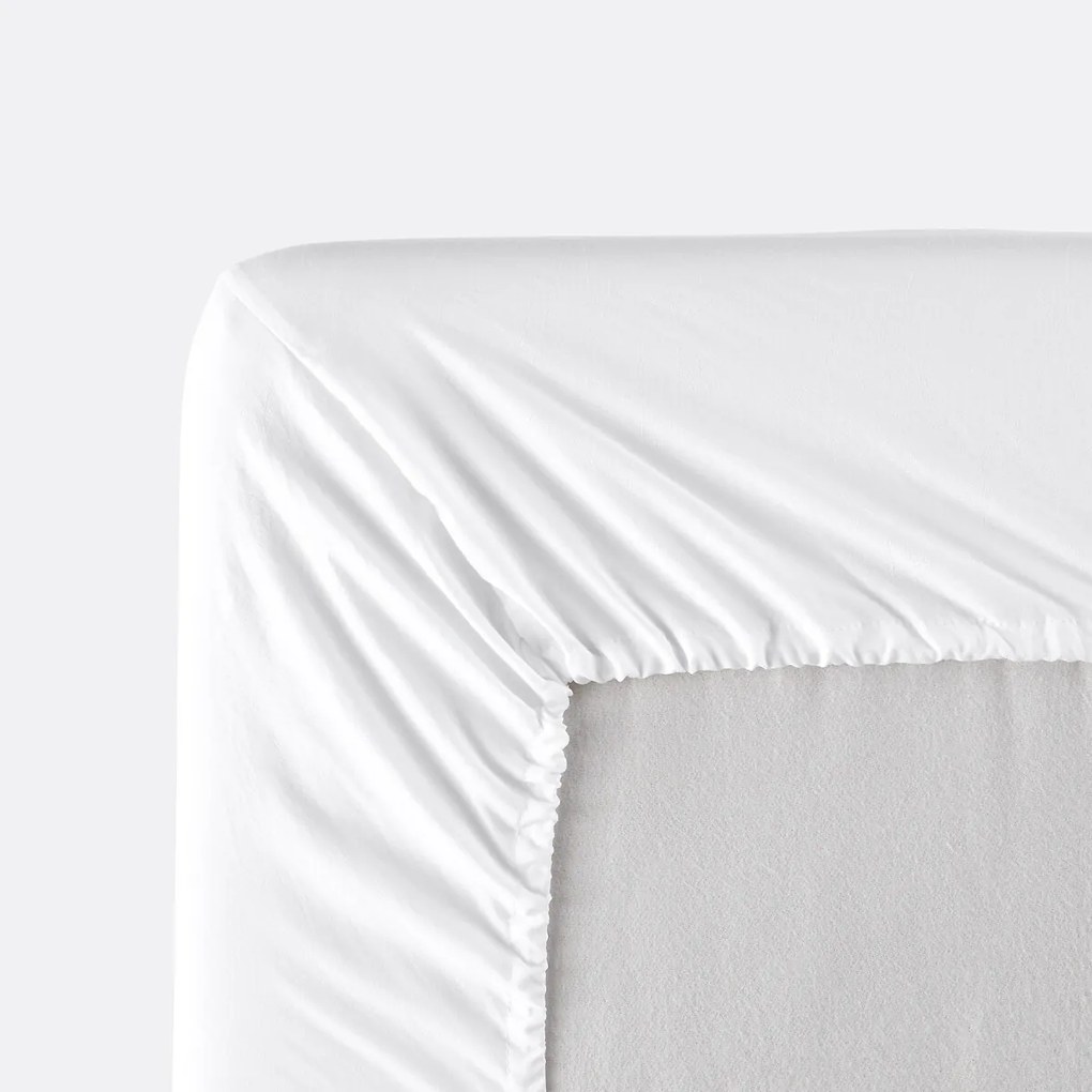 Hoeslaken van gewassen microvezel, gerecycled polyester, hoogte 30 cm