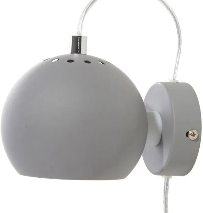 Frandsen Ball wandlamp LED mat lichtgrijs